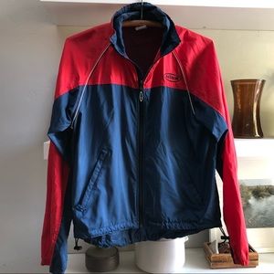 Hind Navy and Red Windbreaker Jacket Sz Small
